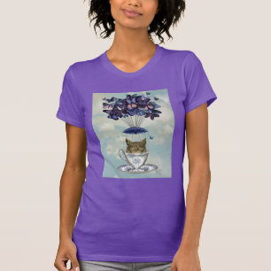 ティーカップ2のフクロウ Tシャツ