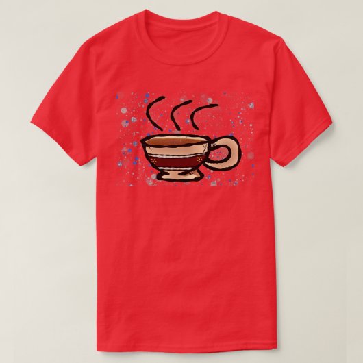 ティーカップ3 Tシャツ (デザイン正面)