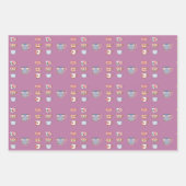 ティーカップ ラッピングペーパーシート (正面)