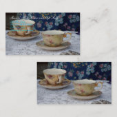 ティーカップ 名刺 (正面/裏面)