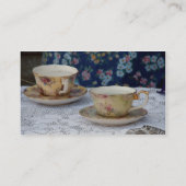 ティーカップ 名刺 (裏面)