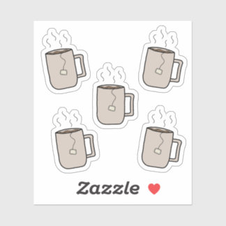 ティーカップ – 文房具ステッカーシート シール