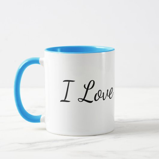 ティーカップ I Love You ❤️ マグカップ (左)