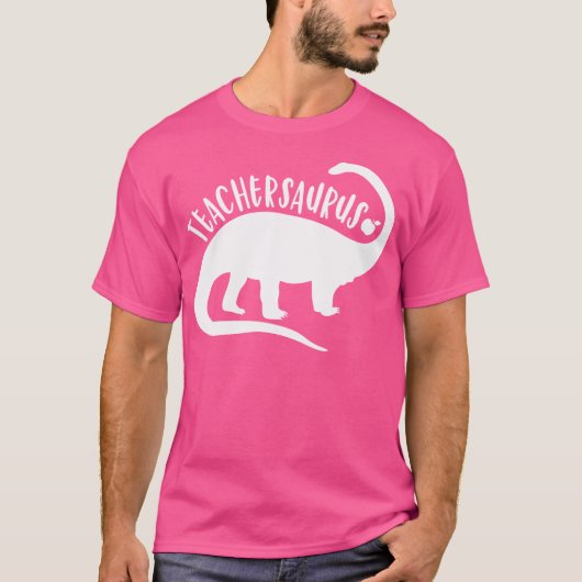 ティーカーサウルスおかしなシャツ先生恐竜懸念 Tシャツ (正面)