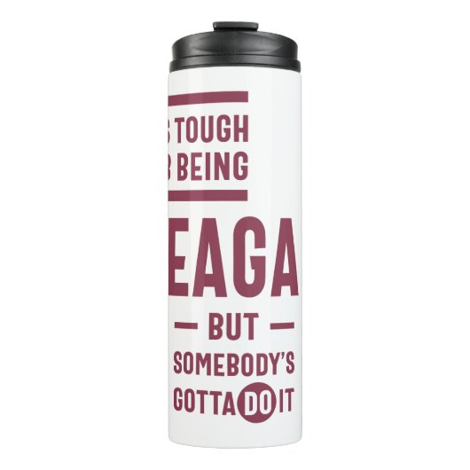 ティーガンパーソナライズされたネーム誕生日ギフト タンブラー (正面)