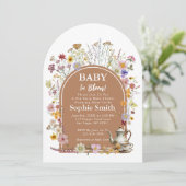 ティーガーデンベビーイン開花ベビーシャワー 招待状 (スタンド正面)