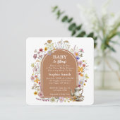 ティーガーデンベビーイン開花ベビーシャワー 招待状 (スタンド正面)