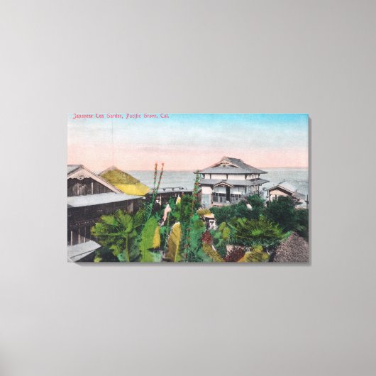 ティーガーデン日本のの景色 キャンバスプリント (正面)