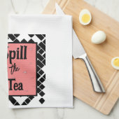 ティーキッチンタオルをこぼす キッチンタオル (四つ折り)