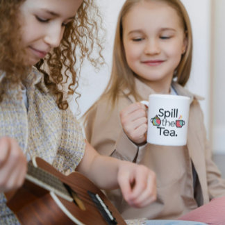 ティーコーヒーマグおもしろいをこぼす コーヒーマグカップ