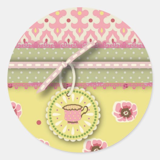 ティーサービスステッカーII ラウンドシール (正面)