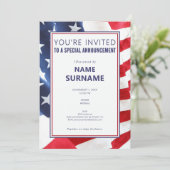 ティーザー政治候補者キャンペーンの発表 招待状 (スタンド正面)