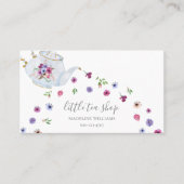 ティーショップフローラ 名刺 (正面)