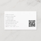 ティーショップ 名刺 (裏面)