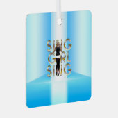 ティーシンガールシンメタルオーナメント メタルオーナメント (正面右)