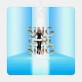 ティーシンガールシンメタルオーナメント メタルオーナメント (正面)