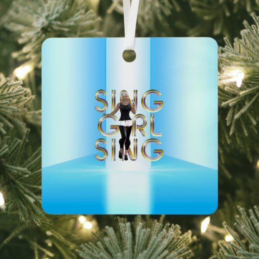 ティーシンガールシンメタルオーナメント メタルオーナメント (インサイチュ)