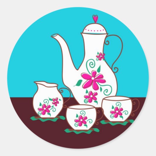 ティーシールパーティー ラウンドシール (正面)