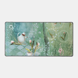 ティースウィズチューリップ童話イラストレーション デスクマット