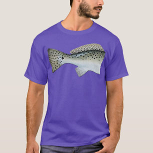 ティーススペクトルトラウト魚釣り Tシャツ