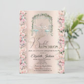 ティースタイリッシュパーティーバラブライダルルンチョン 招待状 (スタンド正面)