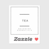 ティーステッカー シール (シート)