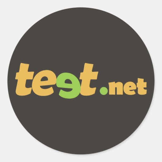 ティーステッカー ラウンドシール (正面)