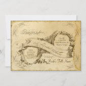 ティーステンドヴィンテージウェディング1 -ブライダルシャワー 招待状 (正面)