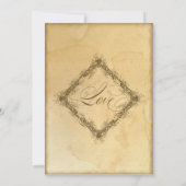 ティーステンドヴィンテージウェディング2 -ブライダルシャワー 招待状 (裏面)