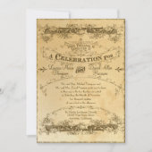 ティーステンドヴィンテージウェディング2 -招待状招待状 招待状 (正面)