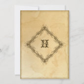 ティーステンドヴィンテージウェディング2 -招待状招待状 招待状 (裏面)