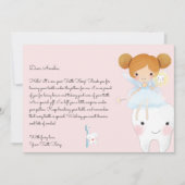 ティースフェアリー赤面ピンクカーガーリードからの手紙 招待状 (正面)