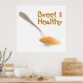 ティースプーンと黒糖 ポスター (キッチン)