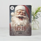 ティース健康ホワイトサンタスマイル歯科医業 シーズンカード (スタンド正面)