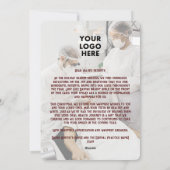 ティース健康ホワイトサンタスマイル歯科医業 シーズンカード (裏面)