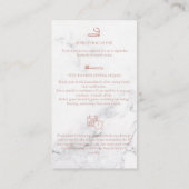 ティース美白後介護カード 名刺 (裏面)