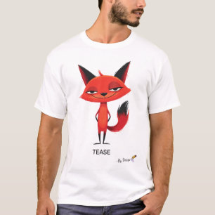 ティーズキツネ   大人おもしろいに対する態度 Tシャツ