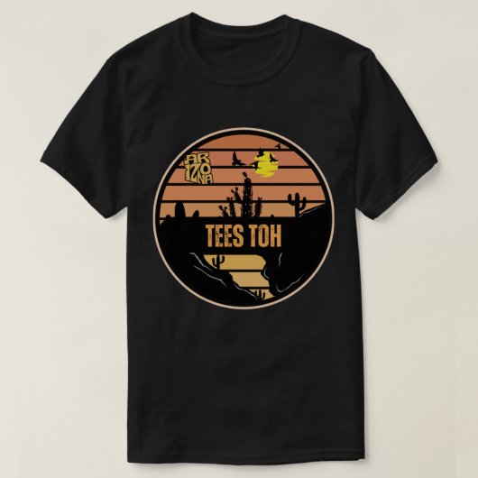 ティーズトーアリゾナ州 Tシャツ (デザイン正面)