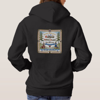 ティーズバックプリント~ロッジサイネージ パーカ