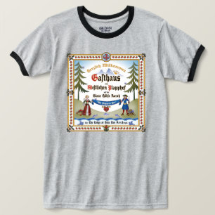 ティーズフロントプリント~ロッジサイネージ Tシャツ