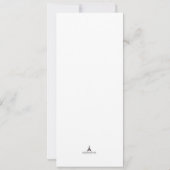 ティーセットブライダルシャワー招待状 招待状 (裏面)