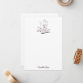 ティーセット文房具ノートカード ノートカード (正面/裏面インサイチュ)