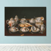 ティーセット キャンバスプリント (インサイチュ (ウッドフロア))