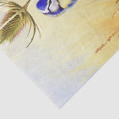 ティーセルの美しいブルーバードヴィンテージの水色 薄葉紙 (詳細)