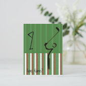 ティータイストライプのム ポストカード (スタンド正面)