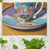 ティータイムだ キッチンタオル (折り畳み)