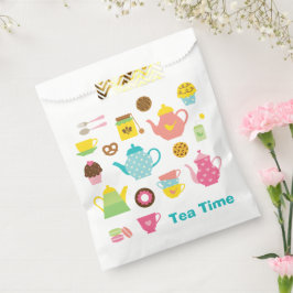 ティータイムのお菓子袋 フェイバーバッグ