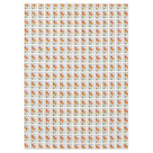 ティータイムのティーポット テーブルクロス (正面)