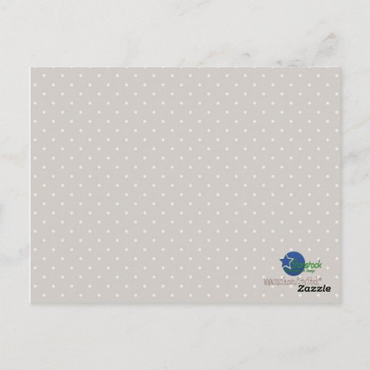 ティータイムのポストカード ポストカード (裏面)