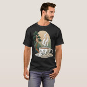 ティータイムの植物画 Tシャツ (正面フル)